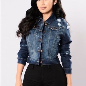 Fashion Nova “Kelly” Denim jacket